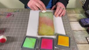 what you can make with Gel press and Distress oxides