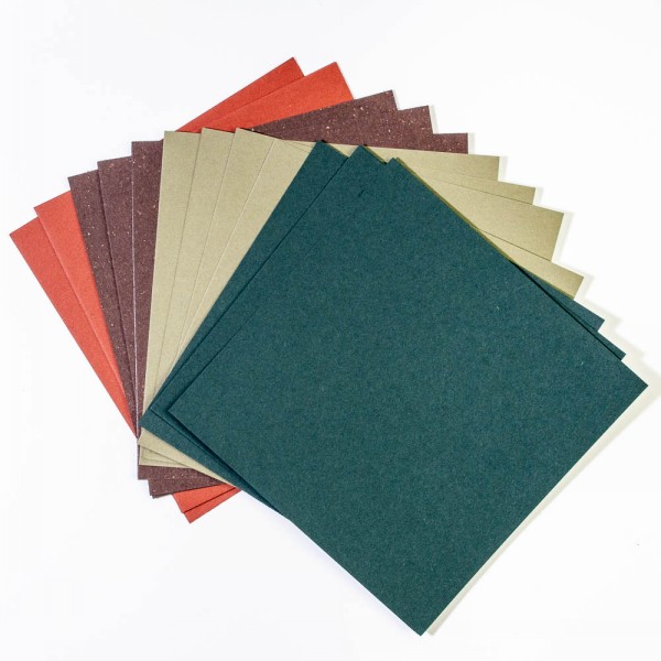 6×6″ Premium Quality Coloured Cards – Fired Earth