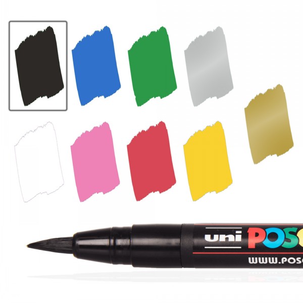 Posca Brush Tip Pens