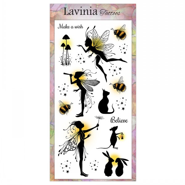 Lavinia Temporary Tattoo Fairies and Bees